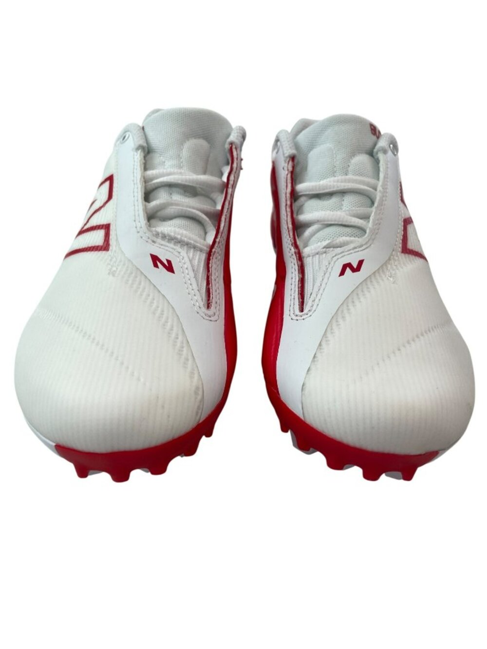 New Balance Burn X4 Lacrosse Cleats White / Red Men's Size 6.5 NWOT - Picture 3 of 9